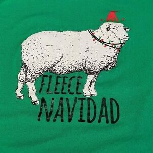 Port and Company Ladies Christmas long sleeve t-shirt with sheep size XL